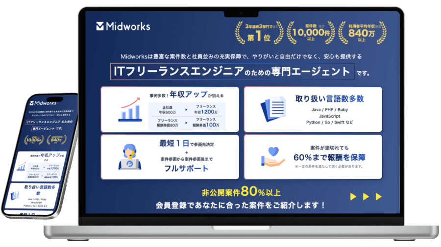 midworks（ミッドワークス）サービスイメージ