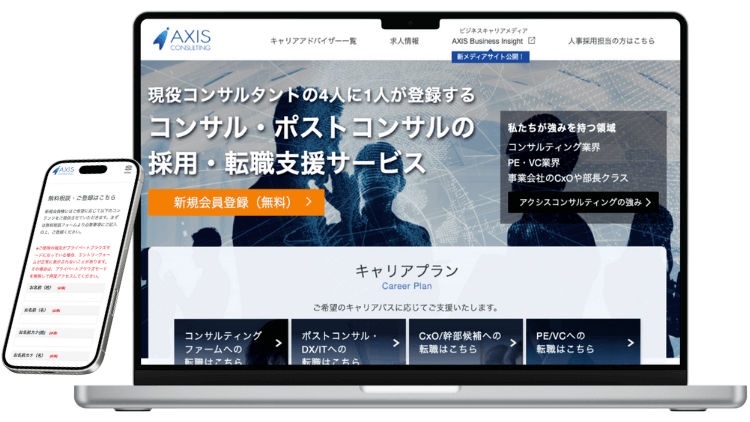 アクシスコンサルティングのサービスイメージ