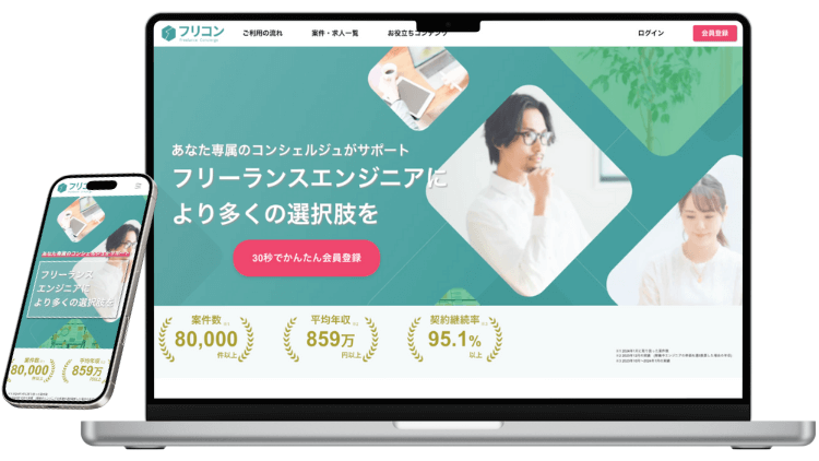フリコンのサービスイメージ