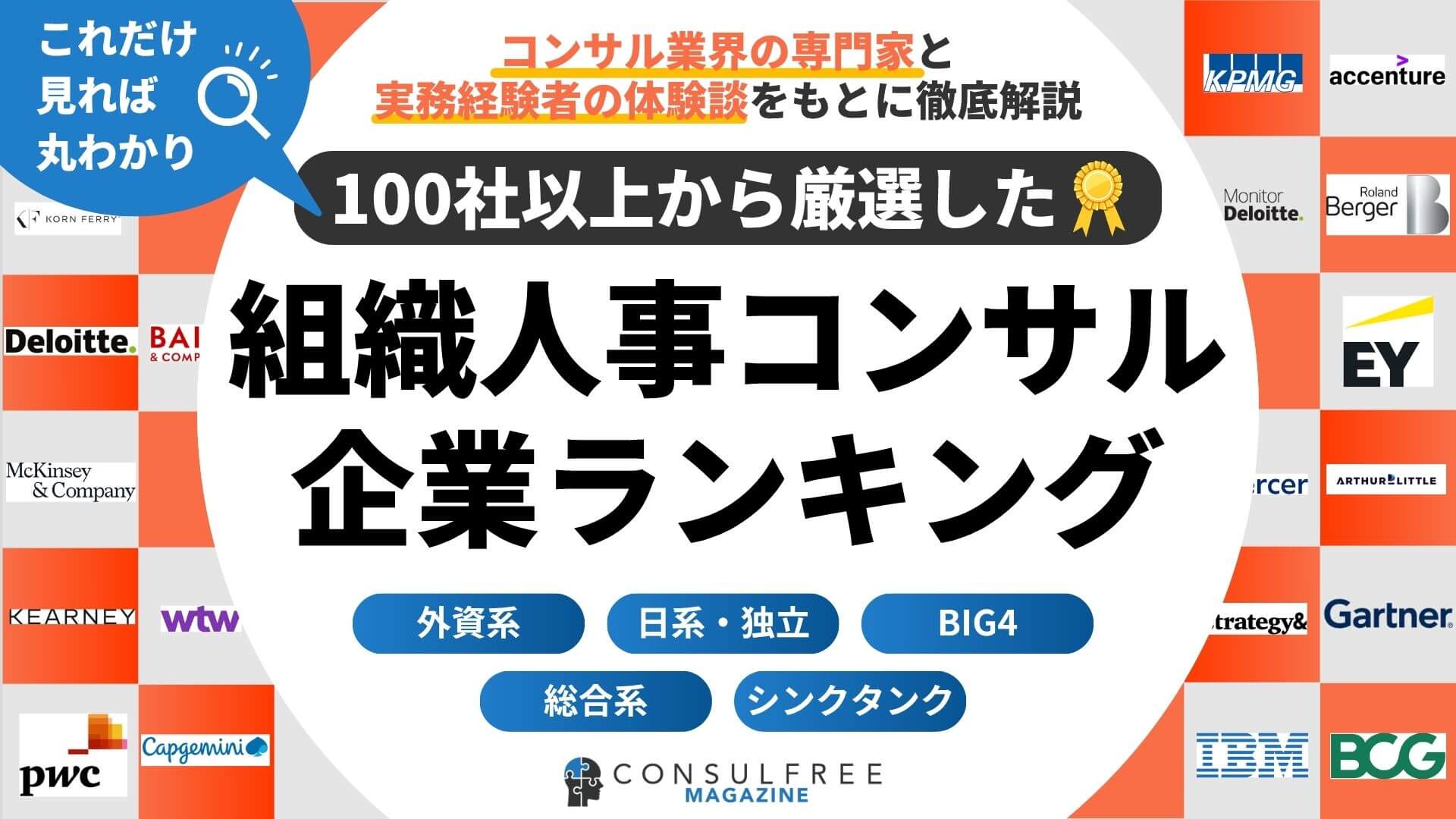 組織人事コンサルティング会社企業ランキング一覧（外資・日系・大手）