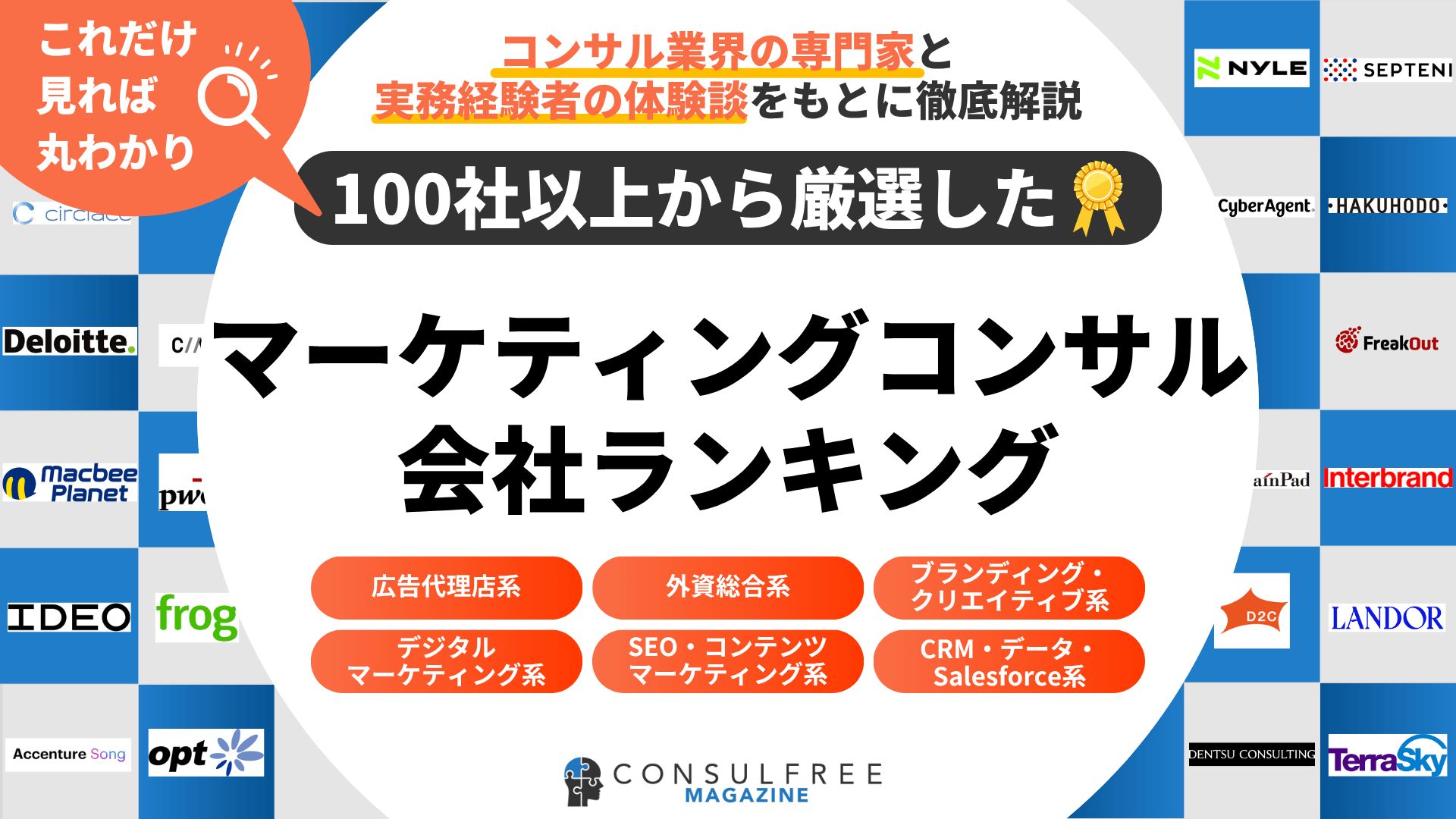 マーケティングコンサルティング会社企業ランキング一覧