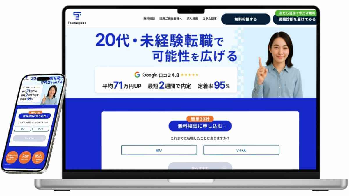 ツナグバのサービスイメージ